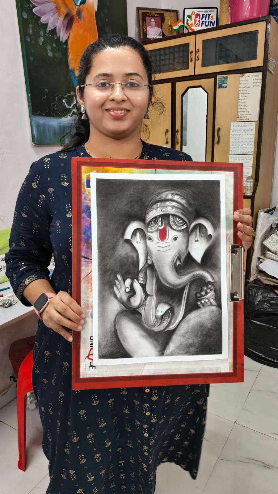 Charcoal Painting